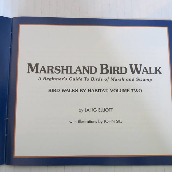Northwood Nature Guide MARSHLAND BIRD WALK Cassette and Book in Box 1995 - Picture 13 of 14